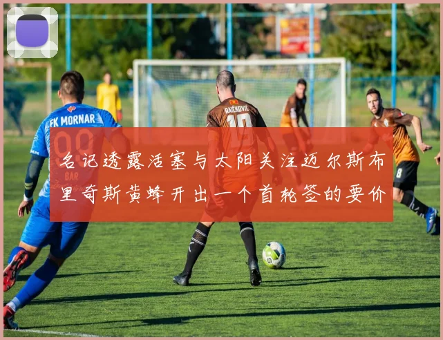 名记透露活塞与太阳关注迈尔斯布里奇斯黄蜂开出一个首轮签的要价